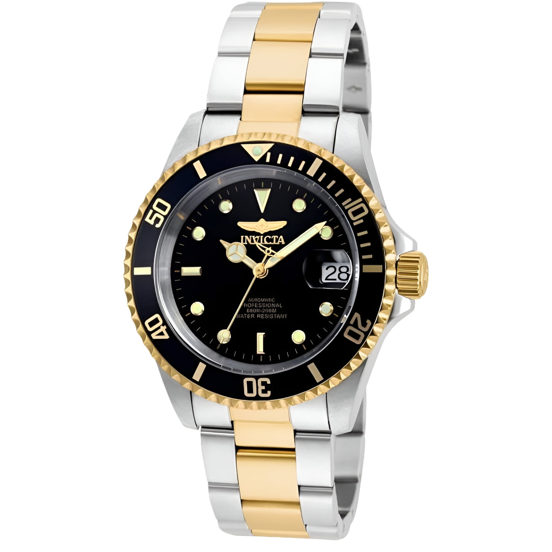 Invicta Men's Pro Diver 8927OB Automatic Watch, Gold Color, Coin Edge