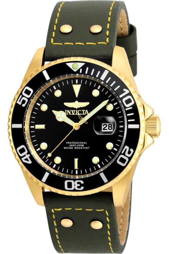 Men's Pro Diver Black Dial Watch - 22075