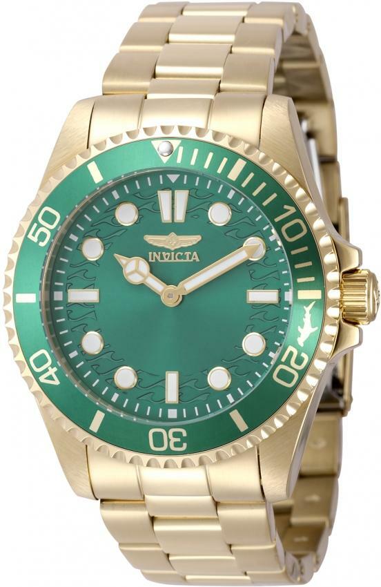 Invicta Men's Pro Diver Green Dial Watch - 49702