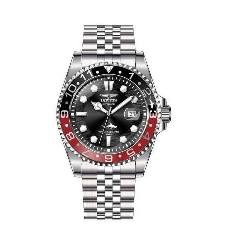 Invicta Men's 35149 Pro Diver Automatic Hand Silver, Black Dial