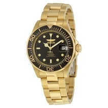 Invicta Pro Diver Automatic Black Dial Gold-plated Men's Watch 8929