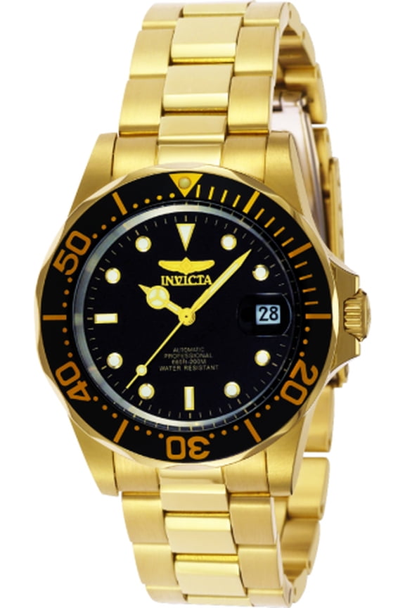 Invicta Men's Men Automatic Pro Diver G3 8929 Gold Stainless-Steel Automatic Diving Watch
