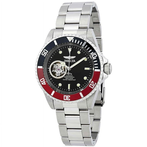 Invicta Men's 20435 Pro Diver Automatic 3 Hand Black Dial Watch