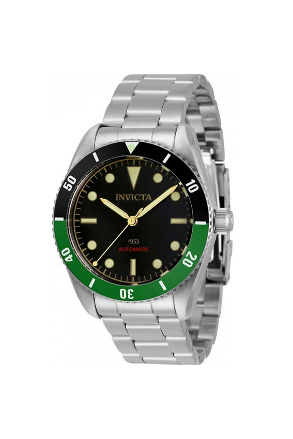 Pro Diver Automatic Black Dial Sprite Bezel Men's Watch 34335