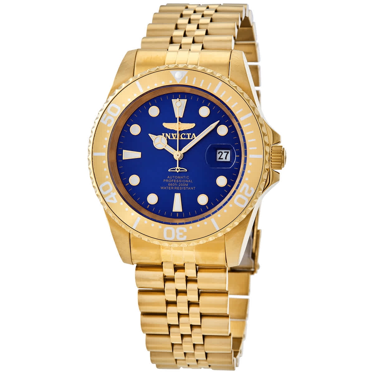 Invicta Pro Diver Automatic Blue Dial Men's Watch 30097 - Walmart