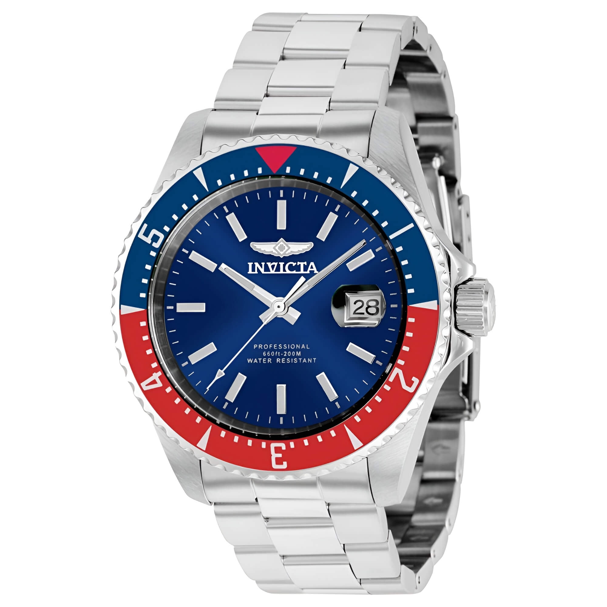 Invicta Pro Diver Automatic Blue Dial Pepsi Bezel Men's Watch 36784