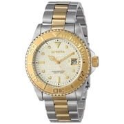 Invicta Mens 14343 Pro Diver Analog Display Two Tone Watch [Watch] Invicta