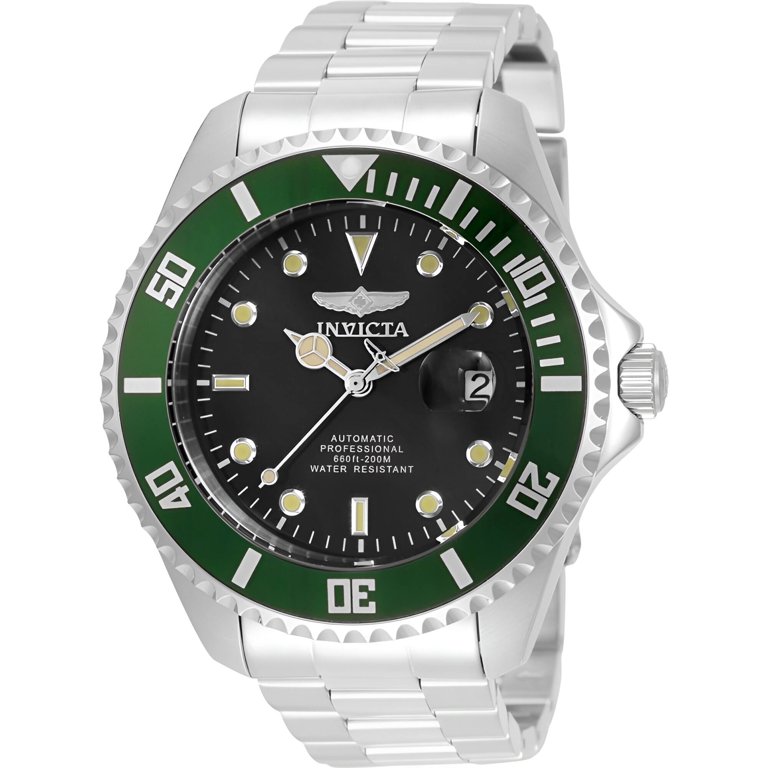 Invicta Pro Diver Automatic Date Black Dial Men display picture 2