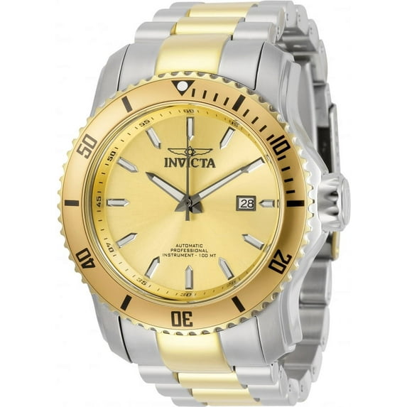 Invicta Pro Diver Automatic Gold Dial Two-tone Men's Watch 30558