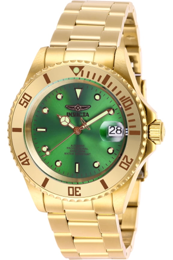 Invicta Men's Pro Diver Green Dial Watch - 28665