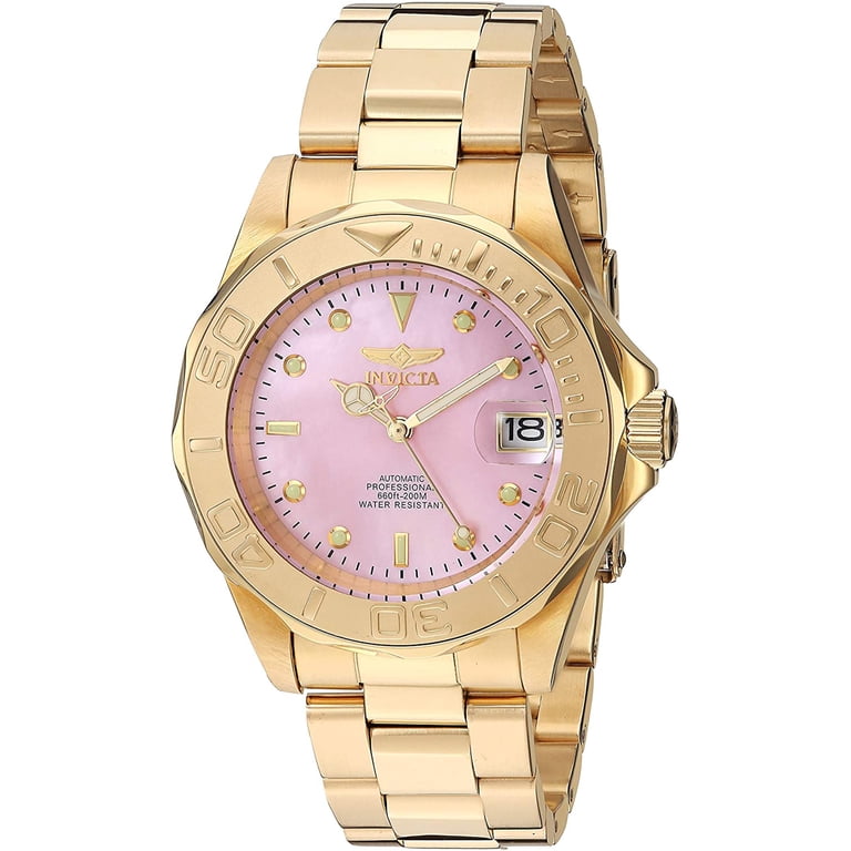 Invicta Pro Diver Automatic Pink Dial Men's Watch 28693 - Walmart.com