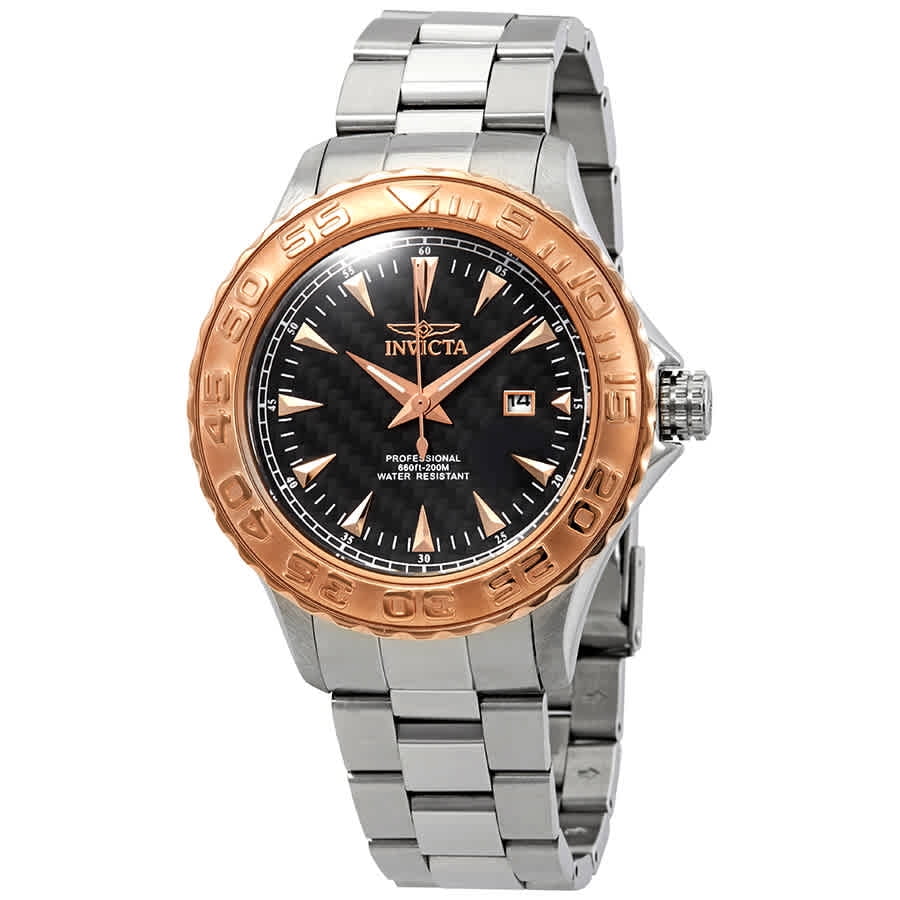 Invicta Pro Diver Men's Black Dial Quartz Watch 12557