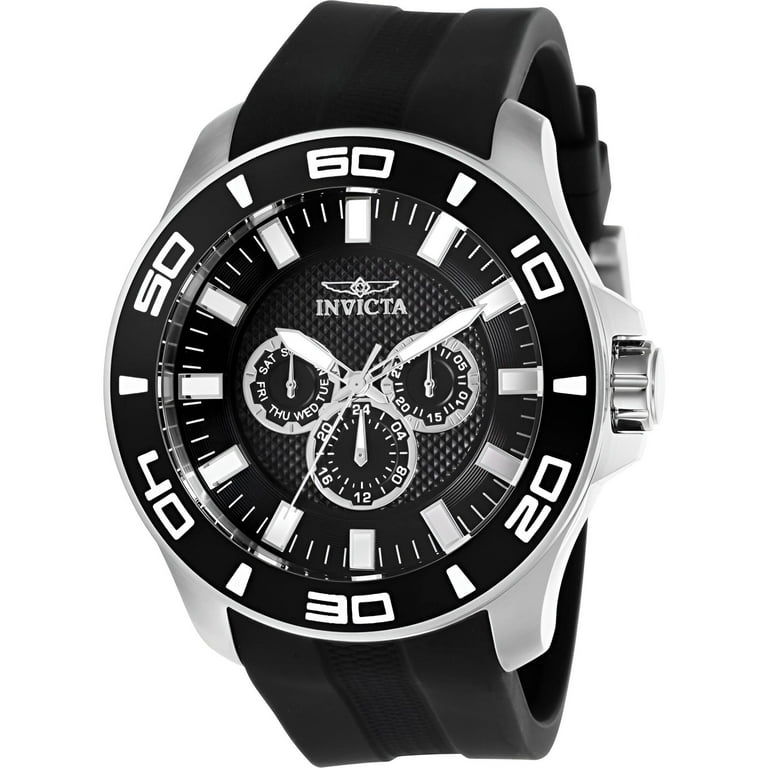 Invicta store black skeleton 33967 50mm watch