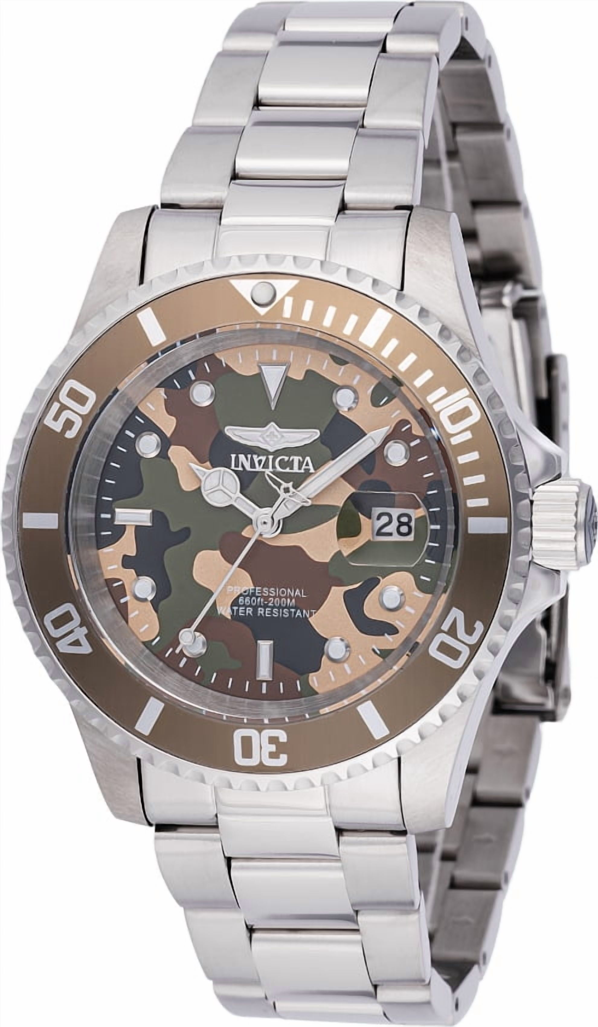 Invicta Pro Diver Camo Series Camouflage Dial Quartz Men