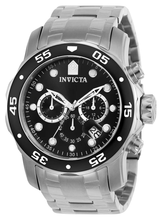 Pro Diver 0069 Stainless Steel Chronograph Watch