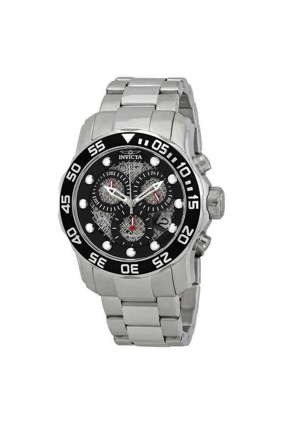 Pro Diver Chronograph Black Dial Men's Watch 19836