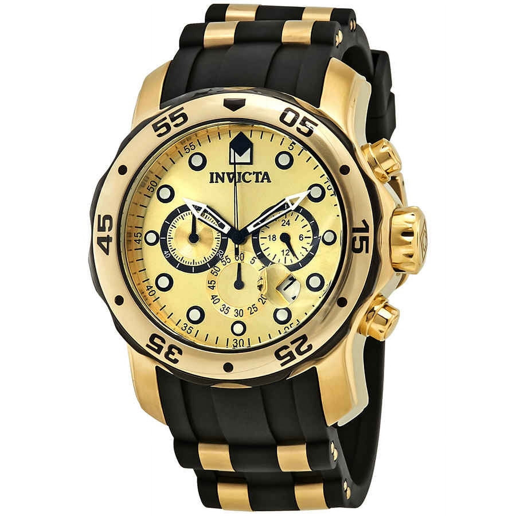 Invicta pro hotsell diver chronograph black