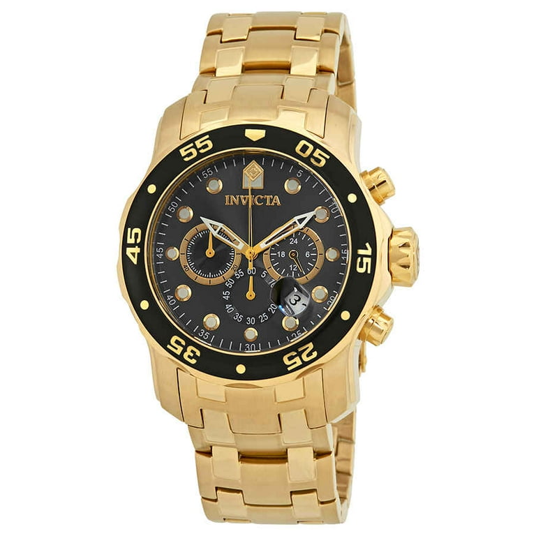 Invicta pro diver deals gold plated