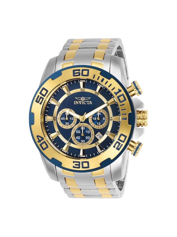 Invicta Men's 26296 Pro Diver Quartz Chronograph Blue Dial Watch