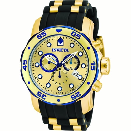 Invicta Men's Pro Diver Gold Dial Watch - 17887
