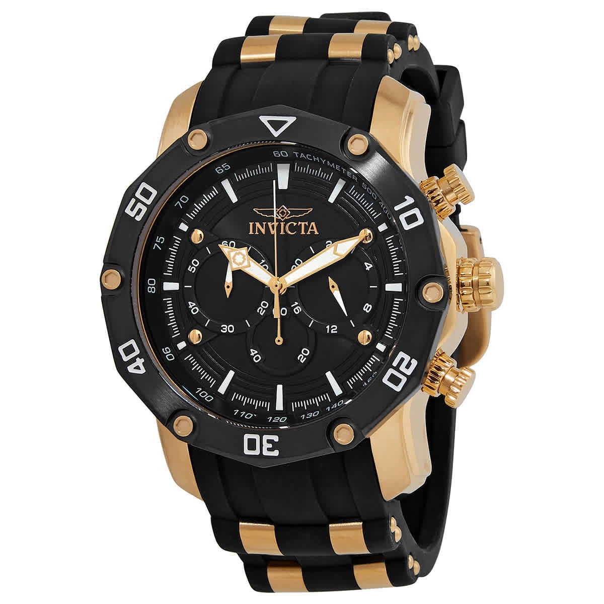 Invicta Pro Diver Chronograph Quartz Black Dial Men's Watch 30080