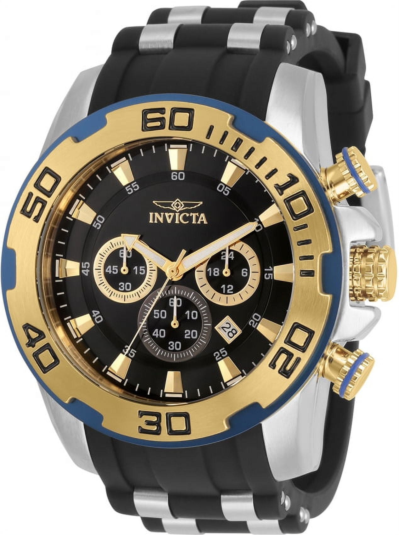 Invicta Pro Diver Chronograph Quartz Black Dial Men's Watch 30765