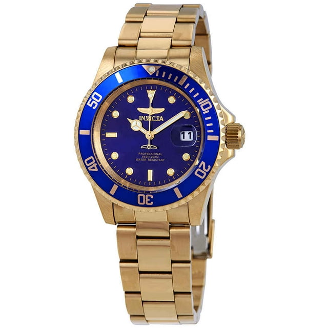 Invicta Pro Diver Gold-tone Blue Dial 40 mm Men's Watch 26974