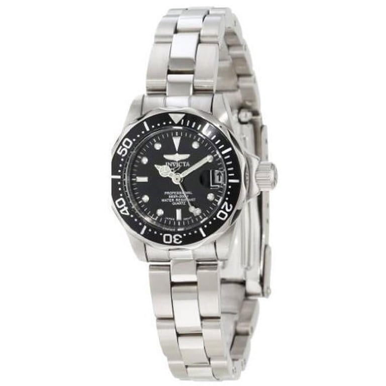 Invicta Pro Diver Lady Black Dial Quartz 3H Stainless Steel  display picture 3