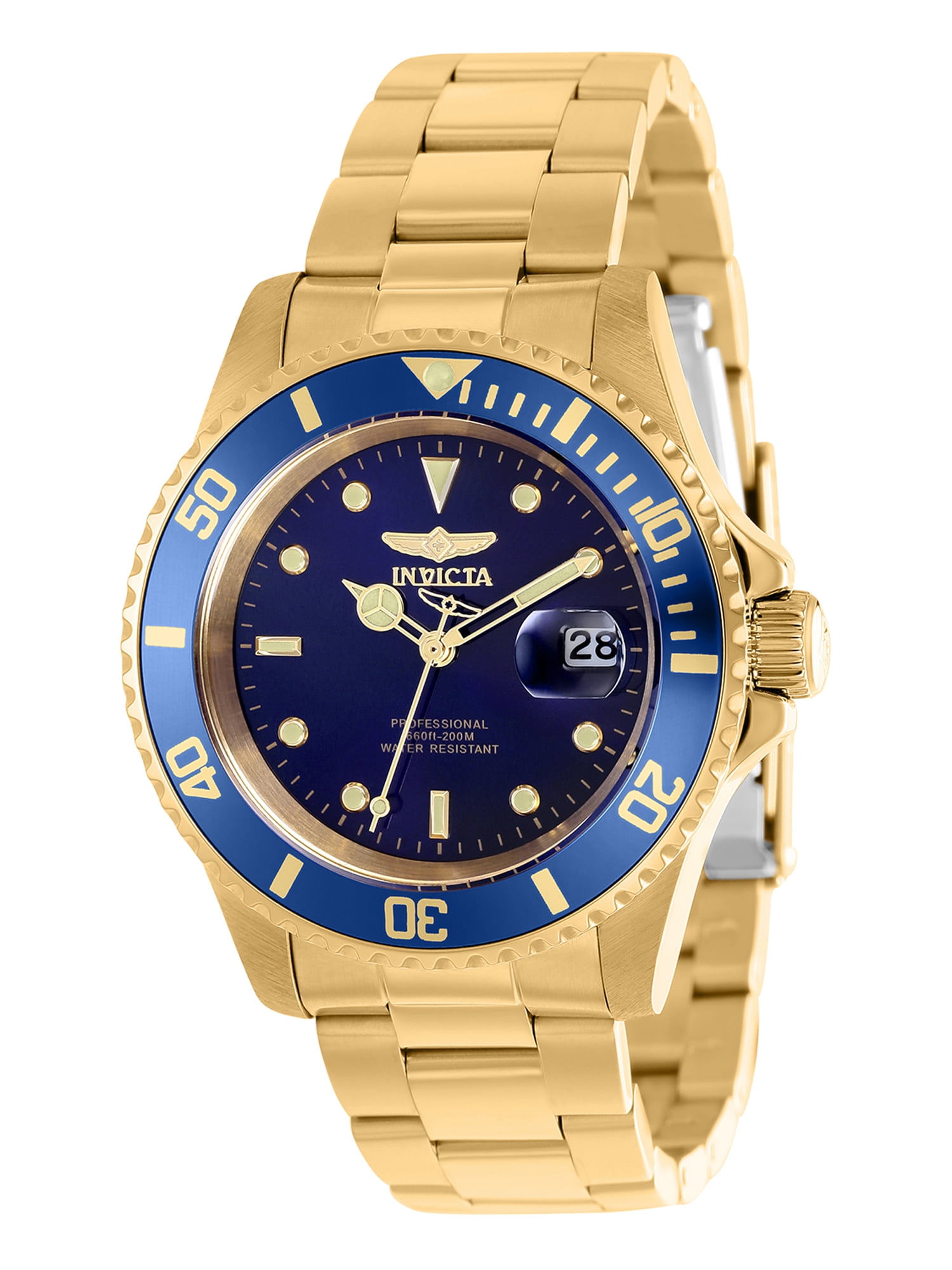 Invicta Pro Diver Men 40mm Black dial Watch - Walmart.com