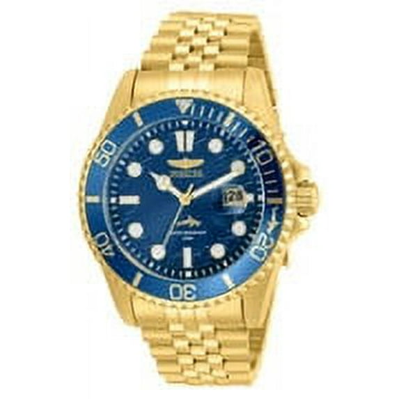 Invicta Pro Diver Men's Gold Stainless Steel Blue Dial Watch - Model 30612