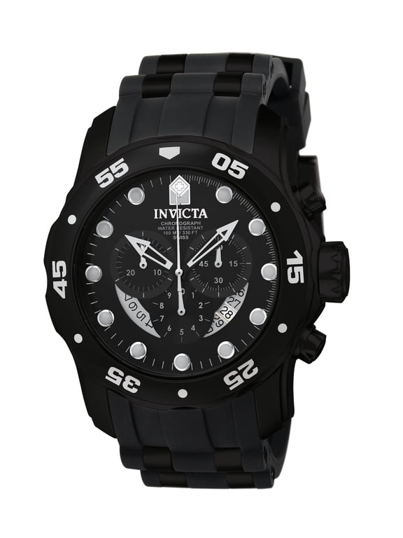 Men's 6986 Pro Diver Collection Chronograph Black Dial Watch