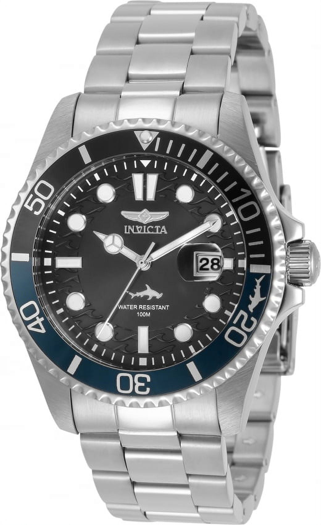 Invicta Pro Diver Quartz Black Dial Batman Bezel Men's Watch Invicta Pro Diver Quartz Black Dial Batman Bezel Men's Watch