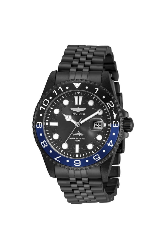 Pro Diver Quartz Black Dial Bezel Men's Watch 30627