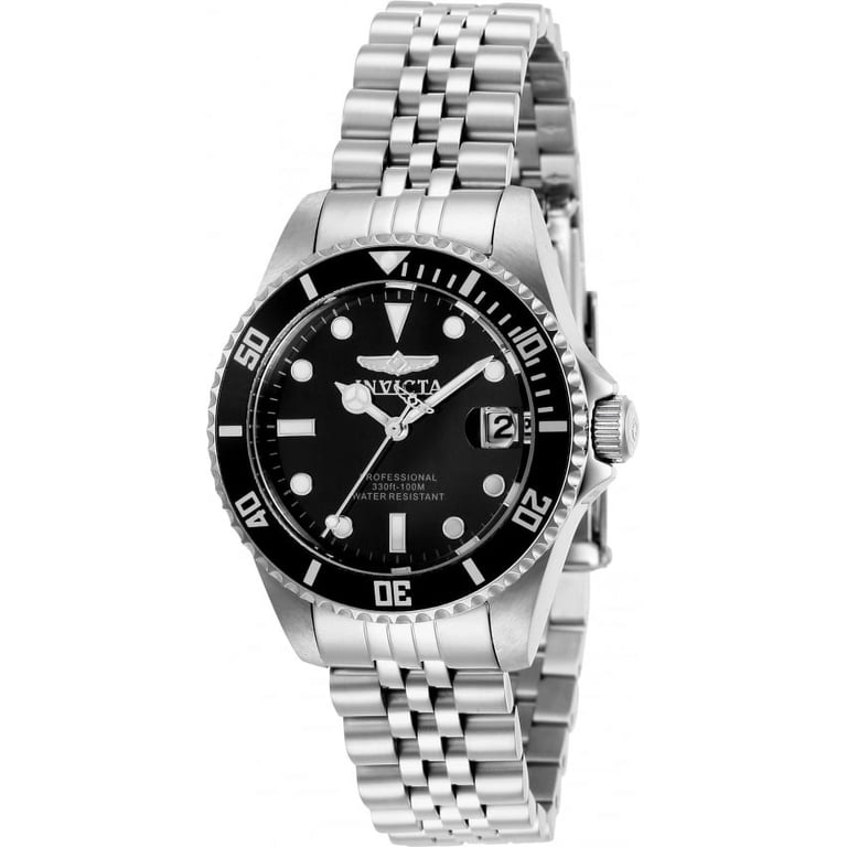 50859 Invicta Pro Diver Lady PC21 J Quartz 38mm Black Silver Dial Watch Amazon.com: Invicta Women main image 3