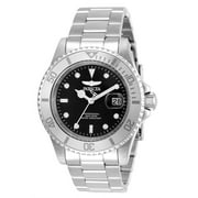 INVICTA Pro Diver Men 40mm Stainless Steel Silver + Steel Black dial PC32 Quartz
