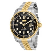 Invicta Pro Diver Quartz Black Dial Two-Tone Mens Watch 30618