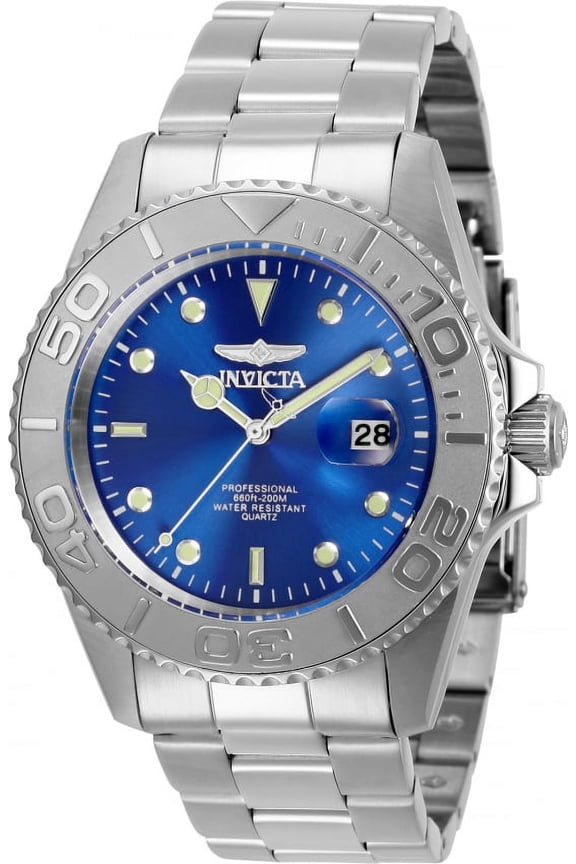 Pro Diver Quartz Blue Dial Stainless Steel Men's Watch 29945