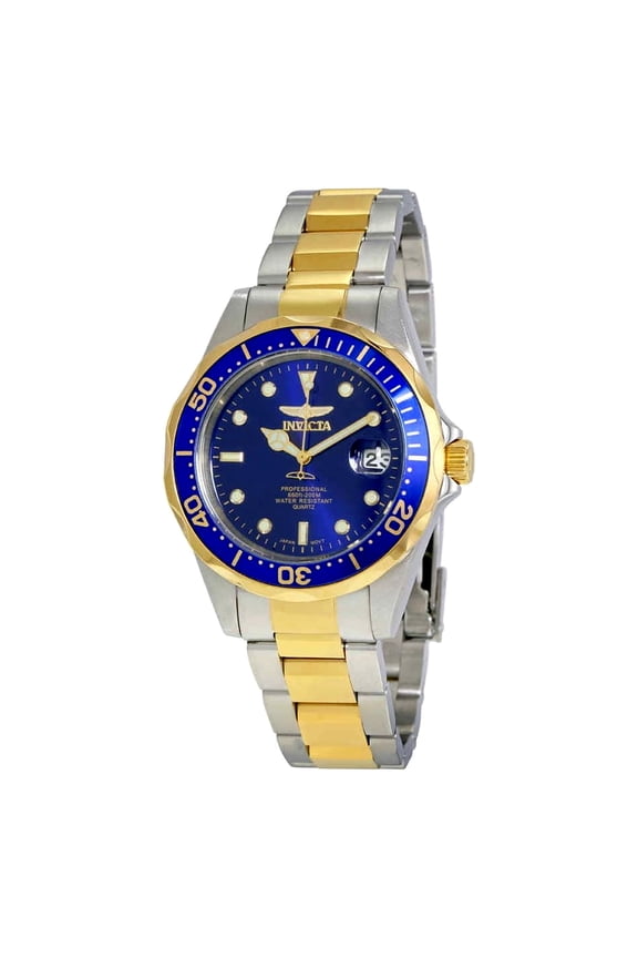Pro Diver Quartz Blue Dial Two-tone Men's Watch 8935