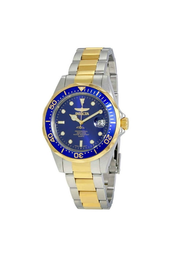 Pro Diver Quartz Blue Dial Two-tone Men's Watch 8935