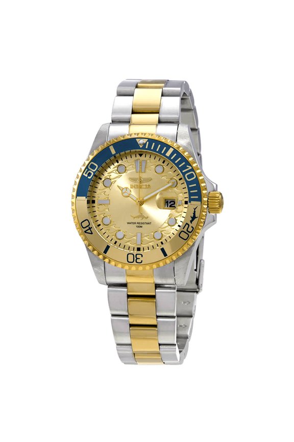 Pro Diver Quartz Gold Dial Two-tone Men's Watch 30948