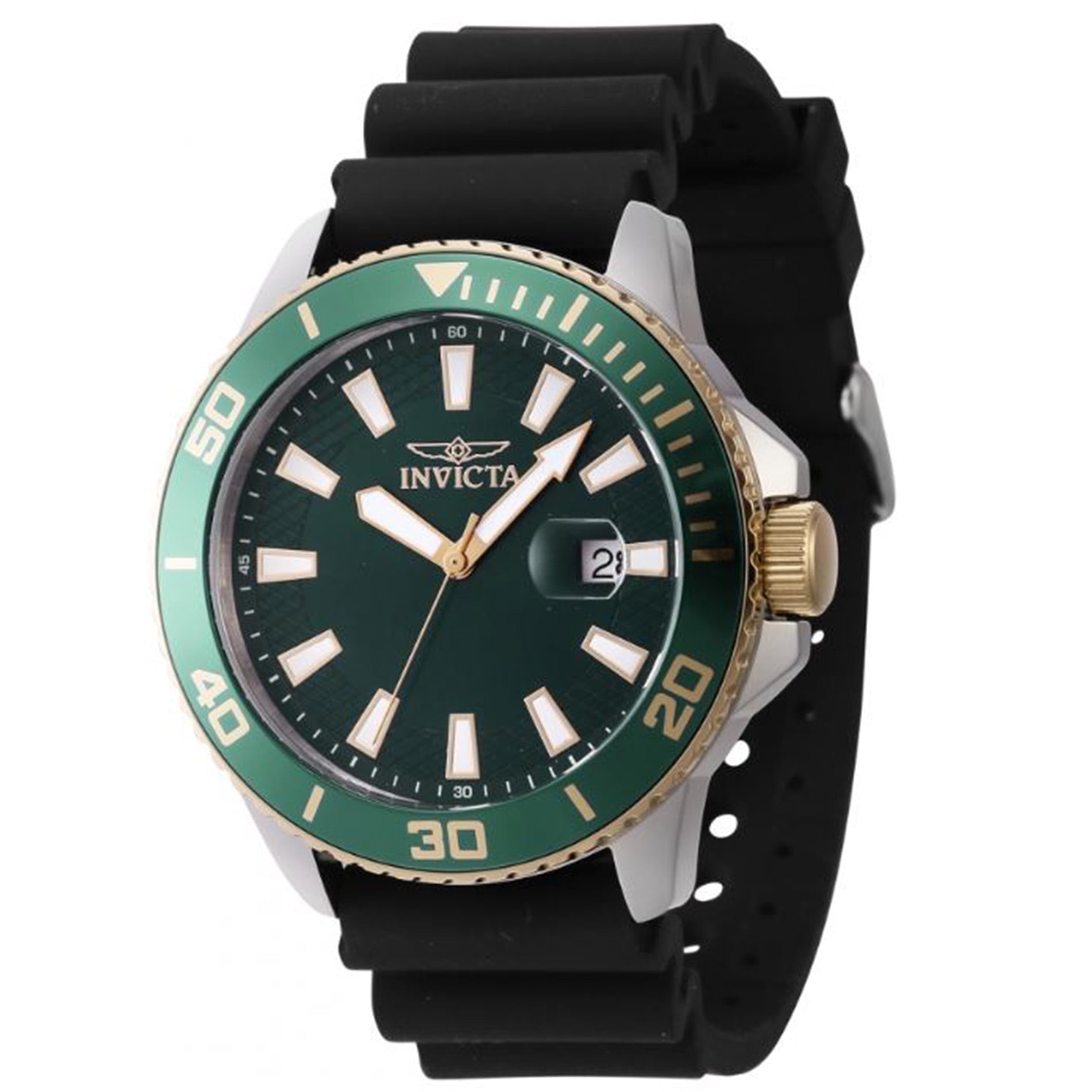 Invicta Pro Diver Quartz Green Dial Men's Watch 46093