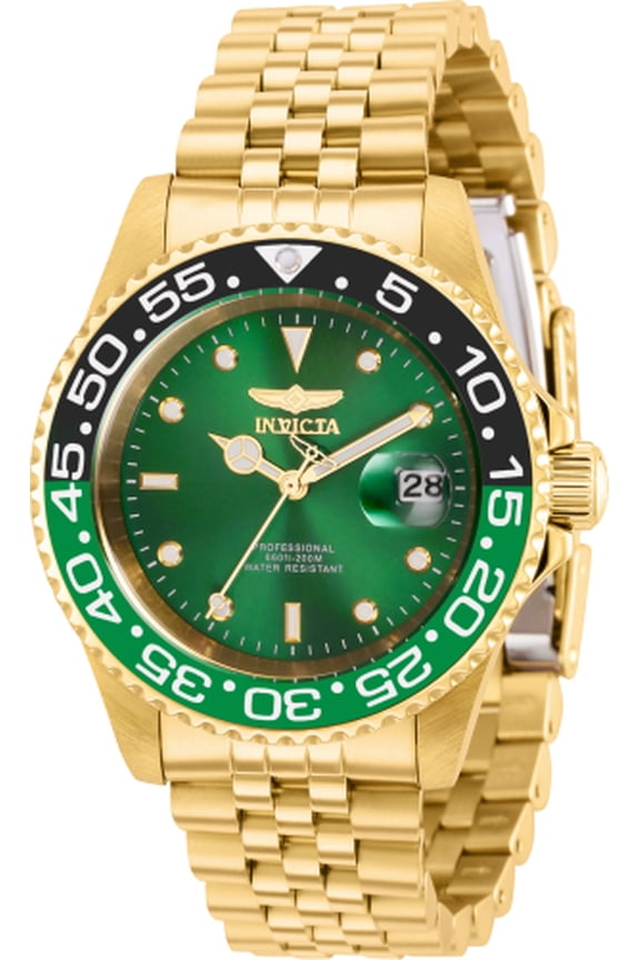 Invicta Men's Pro Diver Green Dial Watch - 36044