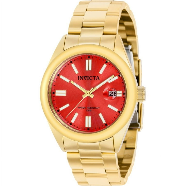 Invicta Pro Diver Quartz Red Dial Ladies Watch 38485