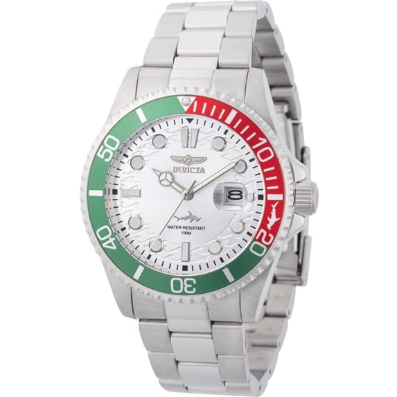 Invicta Pro Diver Quartz Silver Dial Men's Watch 44714