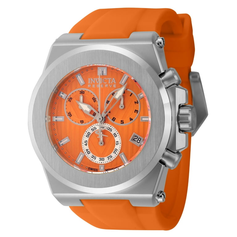 Invicta watch 2025 orange face