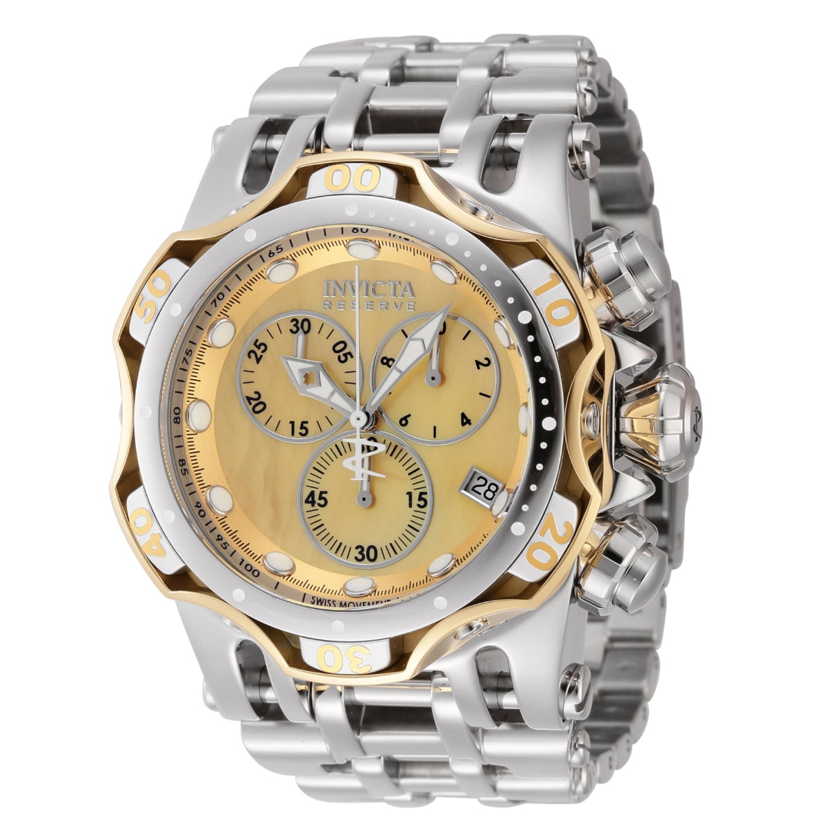 Invicta Reserve Chaos Watch - Men's Quartz Stainless Swiss Steel