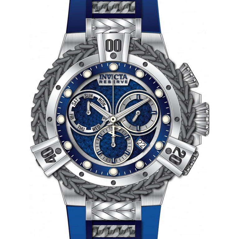 Invicta Reserve Chronograph Quartz Blue Dial Men's Watch 33151