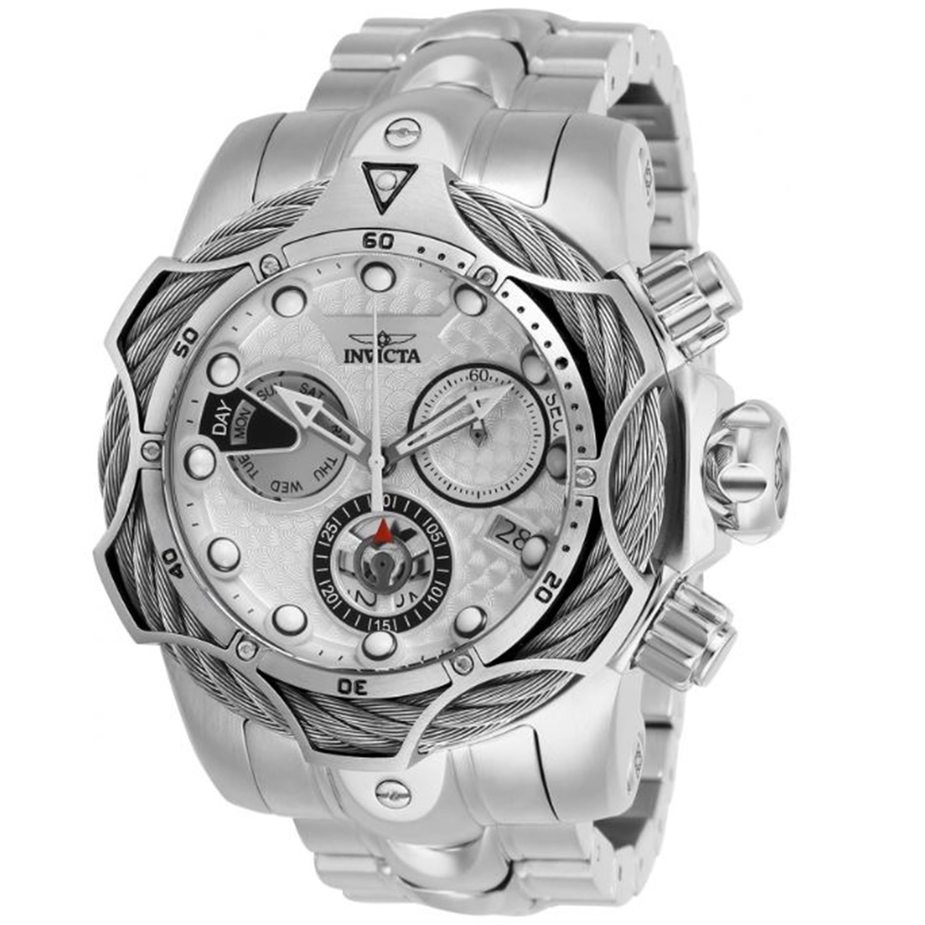 Invicta Reserve Venom Swiss Ronda Z60 FE Caliber Men's Watch - 52.5mm.  Steel (26653)