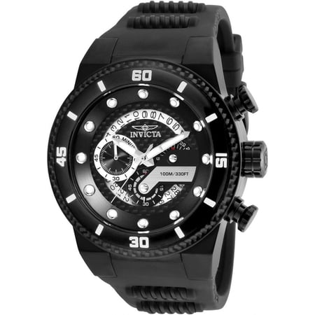 Invicta Men's 51mm S1 Rally Chronograph Black Dial Watch 24228