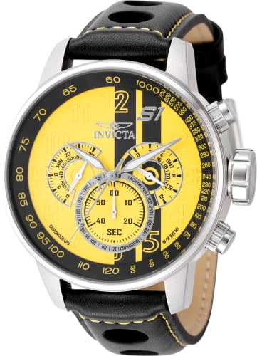 Invicta Men's S1 Rally Yellow, Black Dial Watch - 48616